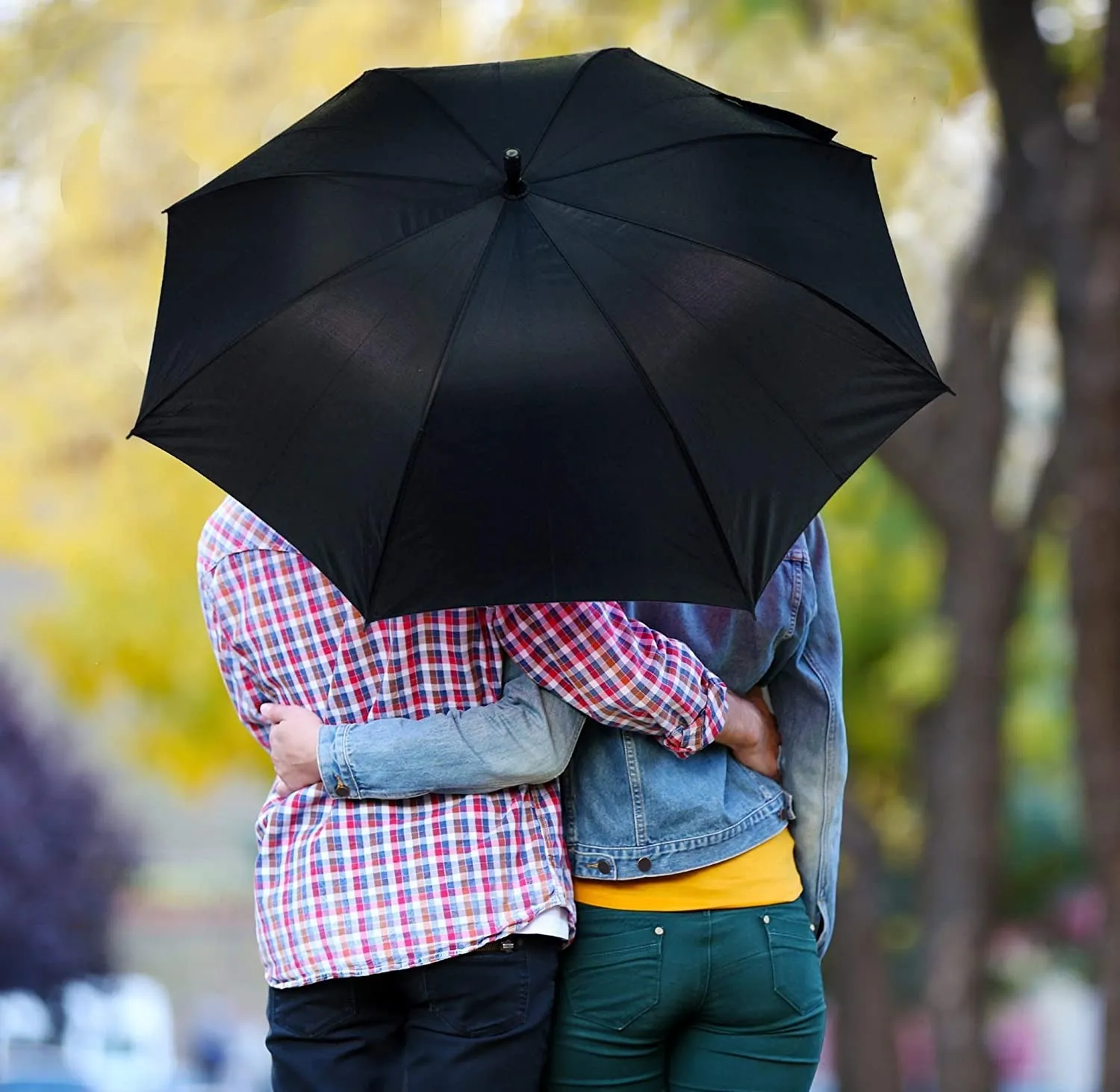 Rainbow Automatic Open Golf Umbrella Windproof Tested, Extra-Strong