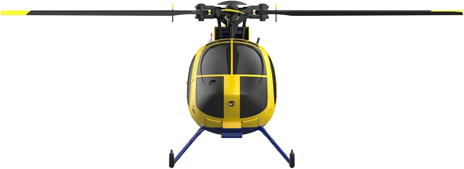 RC ERA C184 MD500 RC Helicopter, 2.4G 4CH Single-Propeller RC Helicopter with 6-Axis Gyro & One-Key Takeoff/Landing & Optical Flow Positioning for Adults & Beginners - 1 Battery