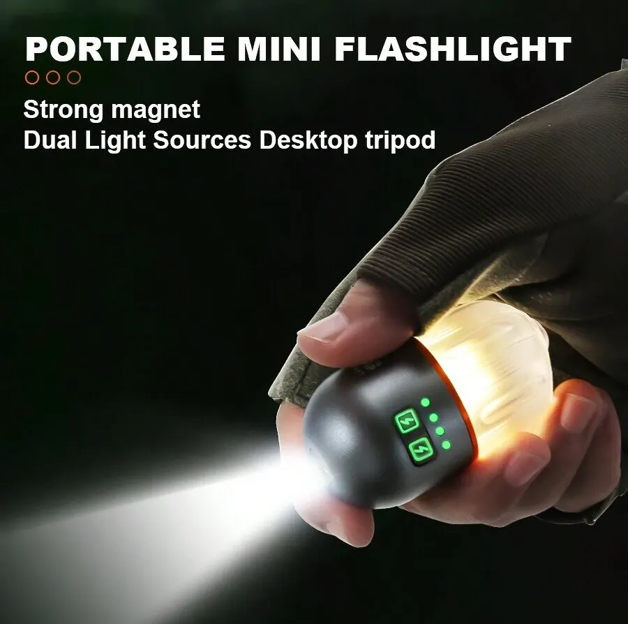 Rechargeable Multifunctional Mini Camping Flashlight YM-B81 by Yemao