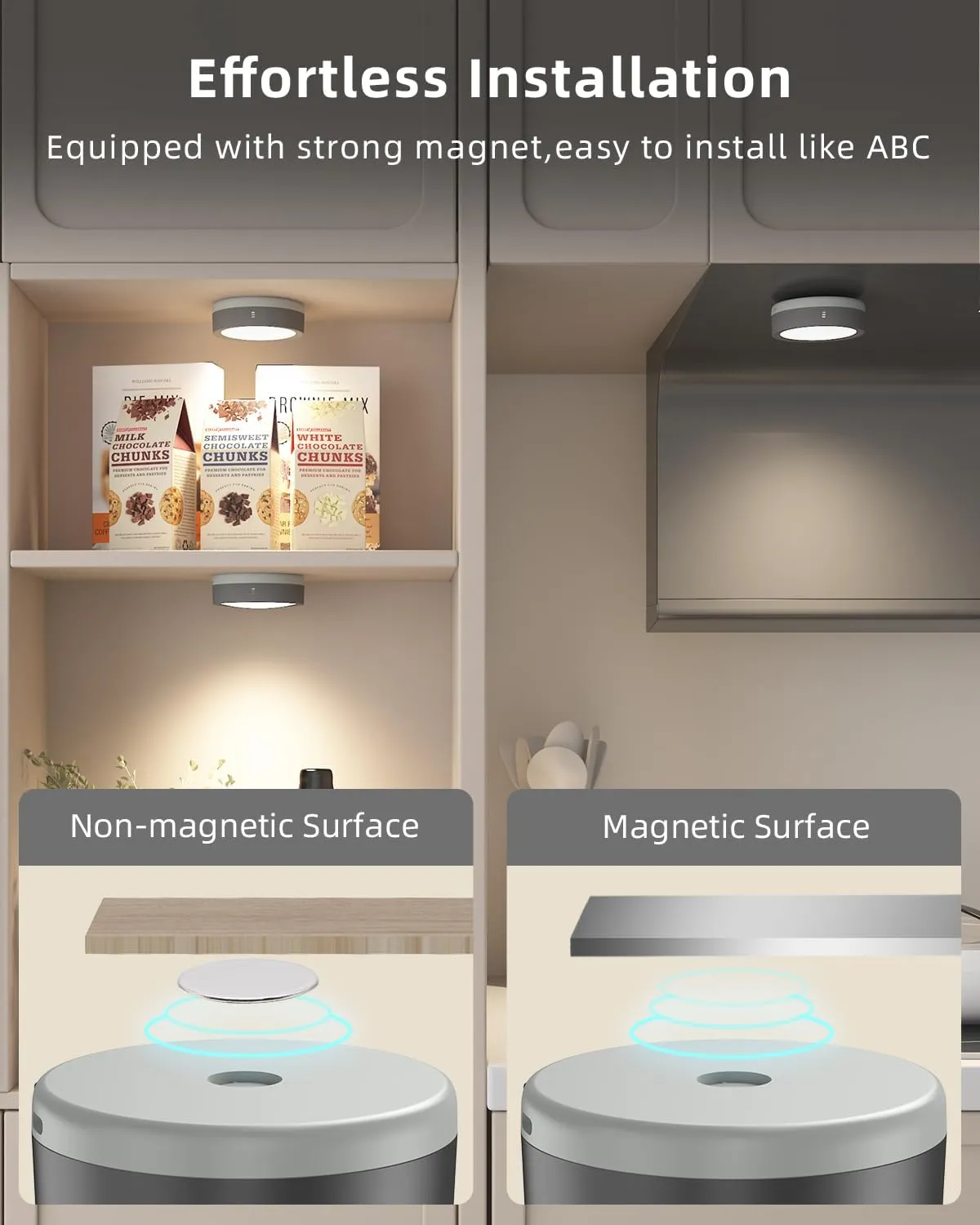 Rechargeable Puck Lights with Remote, 1600mAh Battery Powered Push Lights Stick on Magnetic Tap Light for Closet Wireless LED Kitchen Under Cabinet Lighting Shelf Press Button Light Wall Touch Lamp