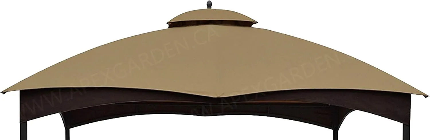 Replacement Canopy Top for Allen   roth 10-ft x 12-ft Gazebo # TPGAZ17-002 (Color: Brown)