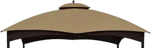 Replacement Canopy Top for Allen   roth 10-ft x 12-ft Gazebo # TPGAZ17-002 (Color: Brown)