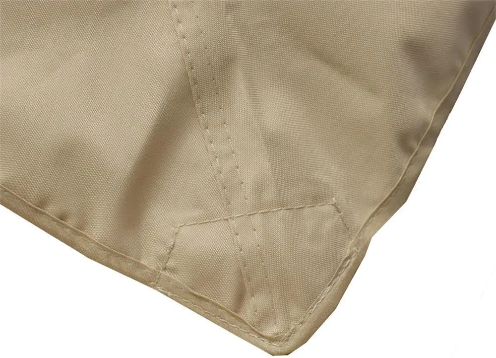 Replacement Canopy Top for Lowe's Allen Roth 10x12 Gazebo, Double Tier Gazebo Cover with UV Protection & Water-Repellent Fabric, Canopy Replacement Cover with Drain Holes, Top Only (Khaki)