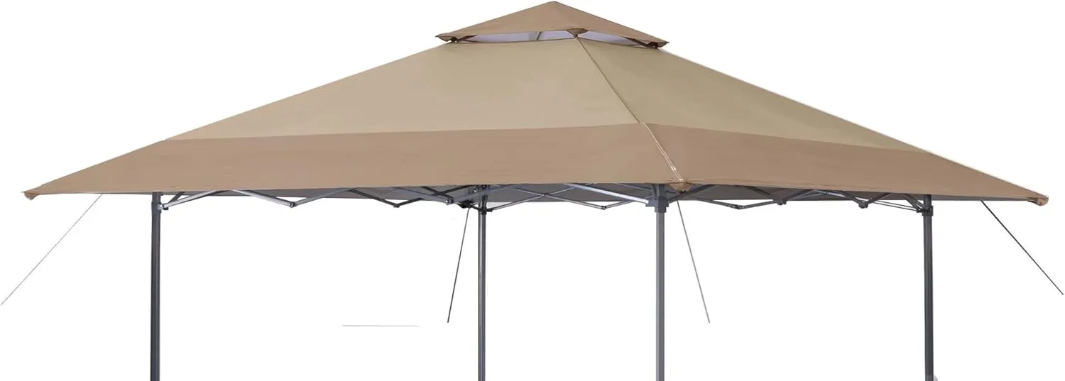 Replacement Cover Compatible with Eagle Peak 13' x 13' Instant Outdoor Canopy Frame, Canopy Cover ONLY, This Particular Replacement Cover Will Not Fit Any Other Models Gazebo, (Beige/Brown)