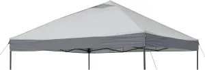 Replacement Top with Air Vent Fit for Ozark Trail 12' x 12' Instant Straight Leg Canopy Frame, Canopy Cover ONLY, (White)