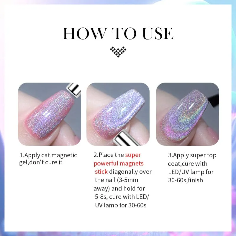 RG02 Rainbow Glass Cat Magnetic Gel 10ml