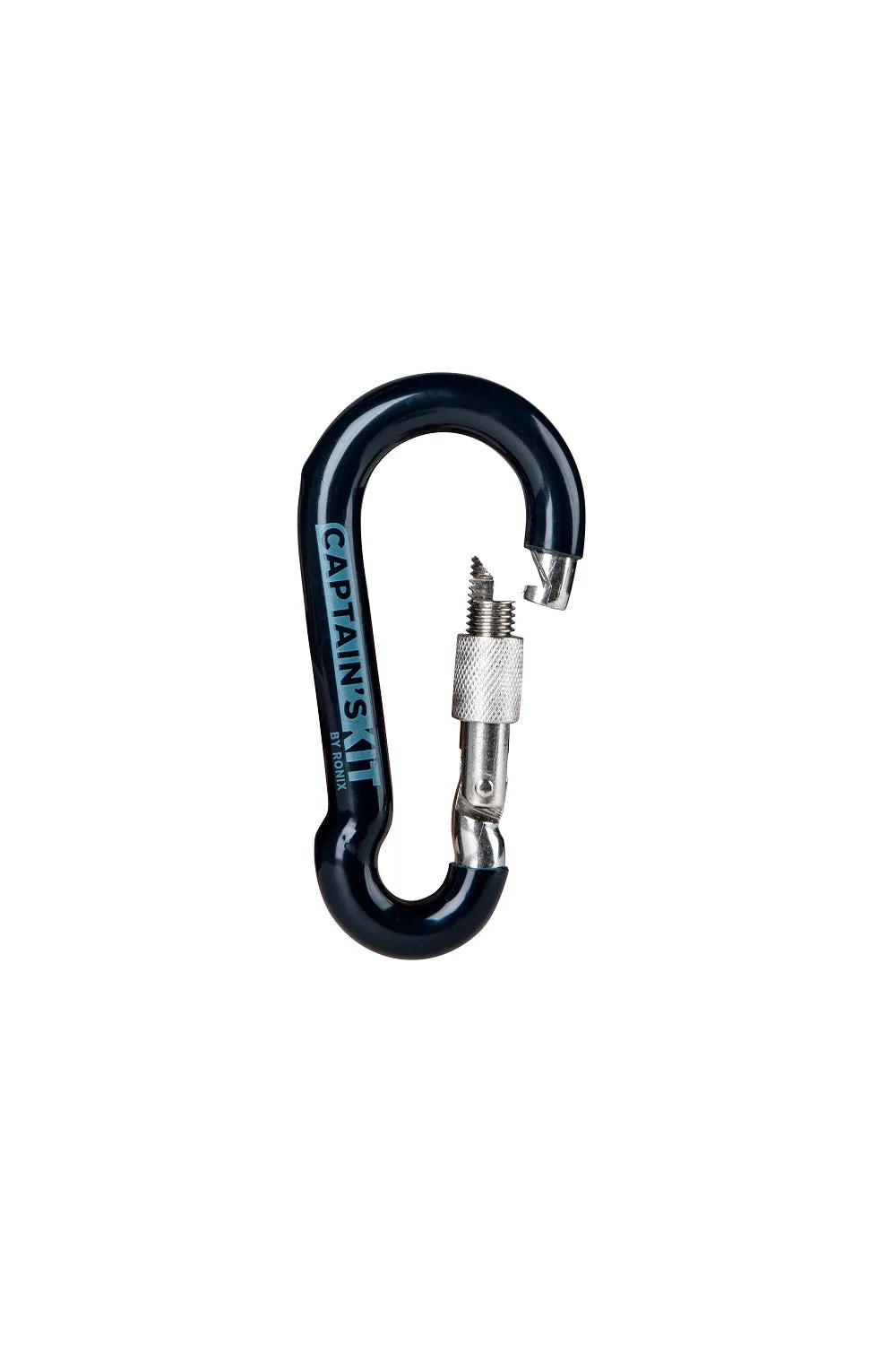 Ronix  Captain's Kit - Vinyl Dipped Locking Carabiner - Stainless Steel