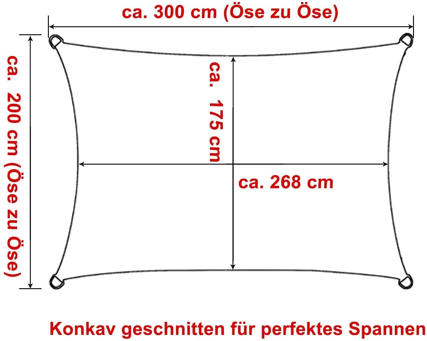 Rootz Sun Sail Canopy - Shade Awning - Sunshade - Up to 93% UV Protection - 160g/m² - 3m x 3m