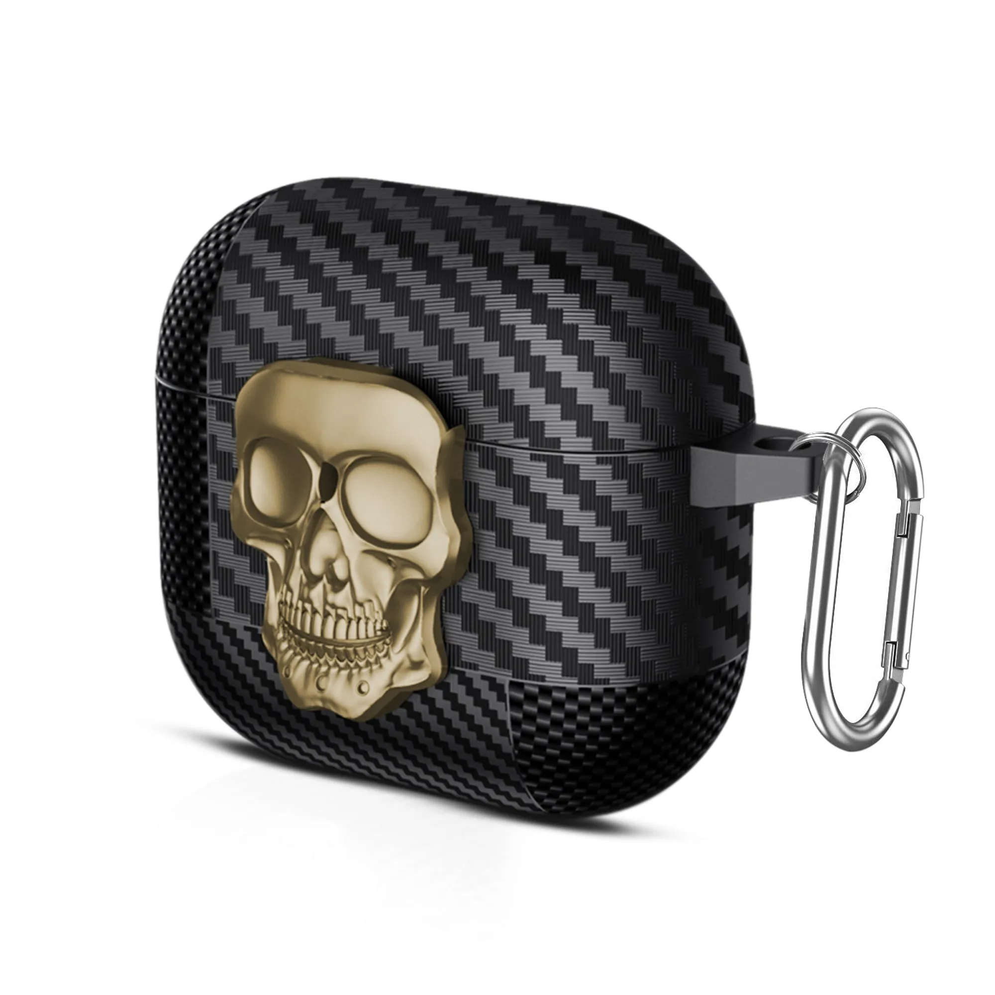 Rotating Skull Lock Edition AirPods Case Compatible With Airpods 4