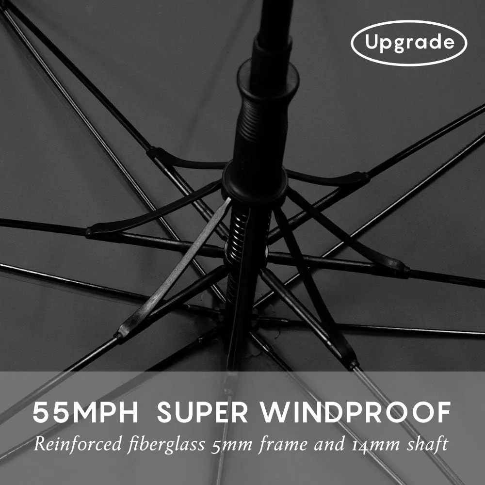 RUMBRELLA Golf Umbrella Large Windproof Umbrellas Auto Open 55IN