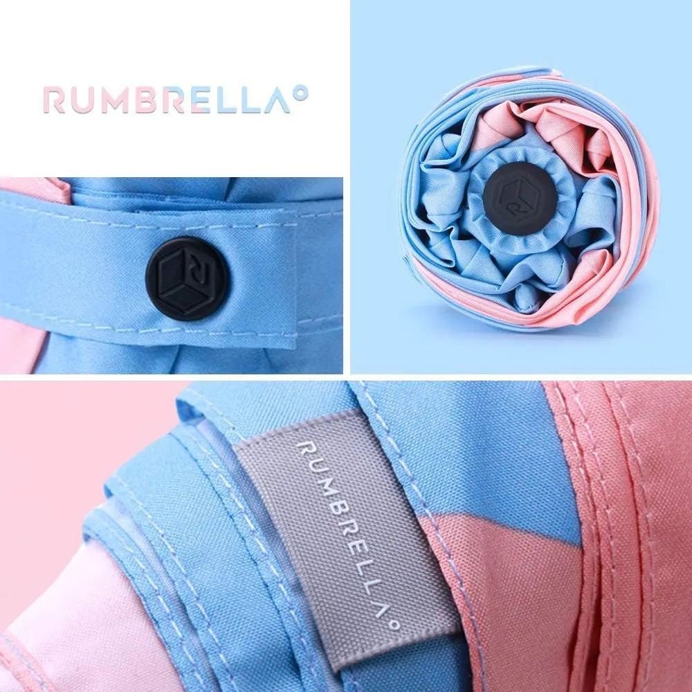 RUMBRELLA Mini Teflon Purse Umbrella With 99% UV Protection for Travel