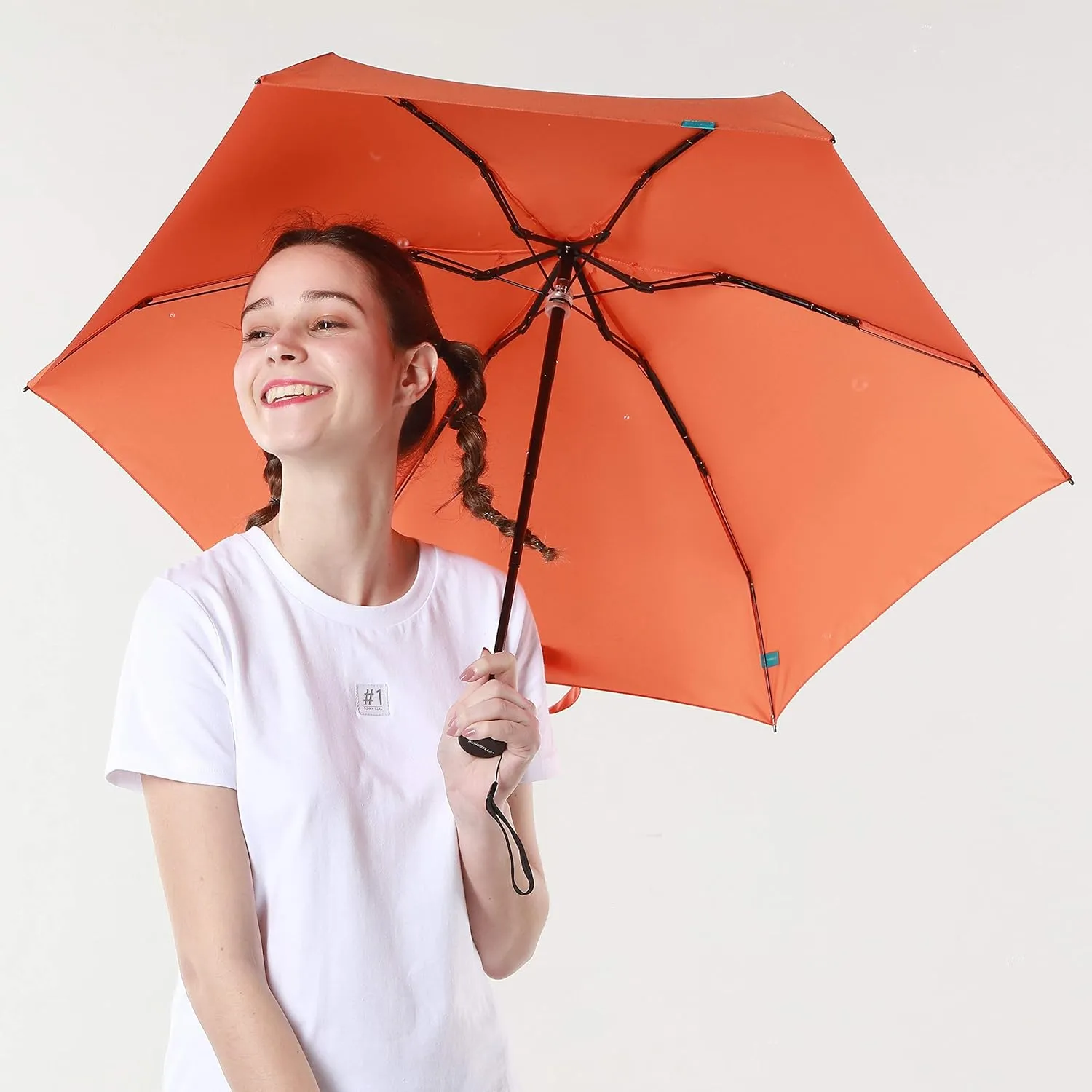 RUMBRELLA Mini Teflon Purse Umbrella With 99% UV Protection for Travel