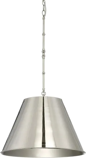 Savoy House 7-131-1-109 Alden 1-Light Pendant in Polished Nickel