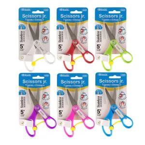 School Scissors 5" Blunt Tip With Name Tag