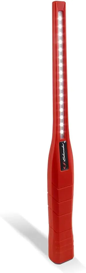 Schumacher Electric SL184RU 360 Degree Slim Inspection Lamp and Magnetic Work Light with Dimmer Switch, 16 SMD, 600 Lumens, 120 Lumens, Orange, 1 Unit
