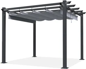 SCOCANOPY Gray Ripstop Replacement Cover Fit for Home Depot Hampton Bay Pergola # GFM00467F,GFM00469A