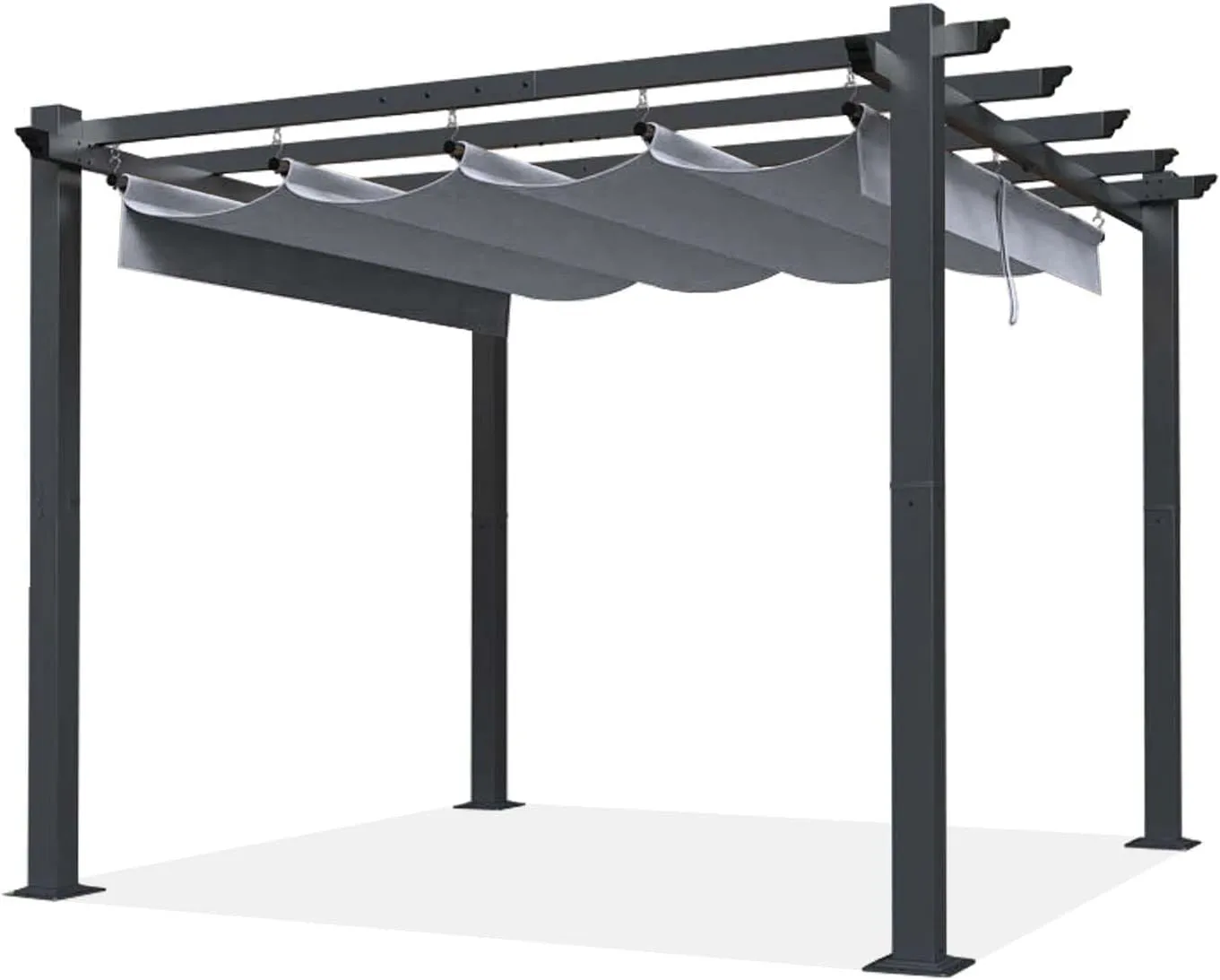 SCOCANOPY Gray Ripstop Replacement Cover Fit for Home Depot Hampton Bay Pergola # GFM00467F,GFM00469A