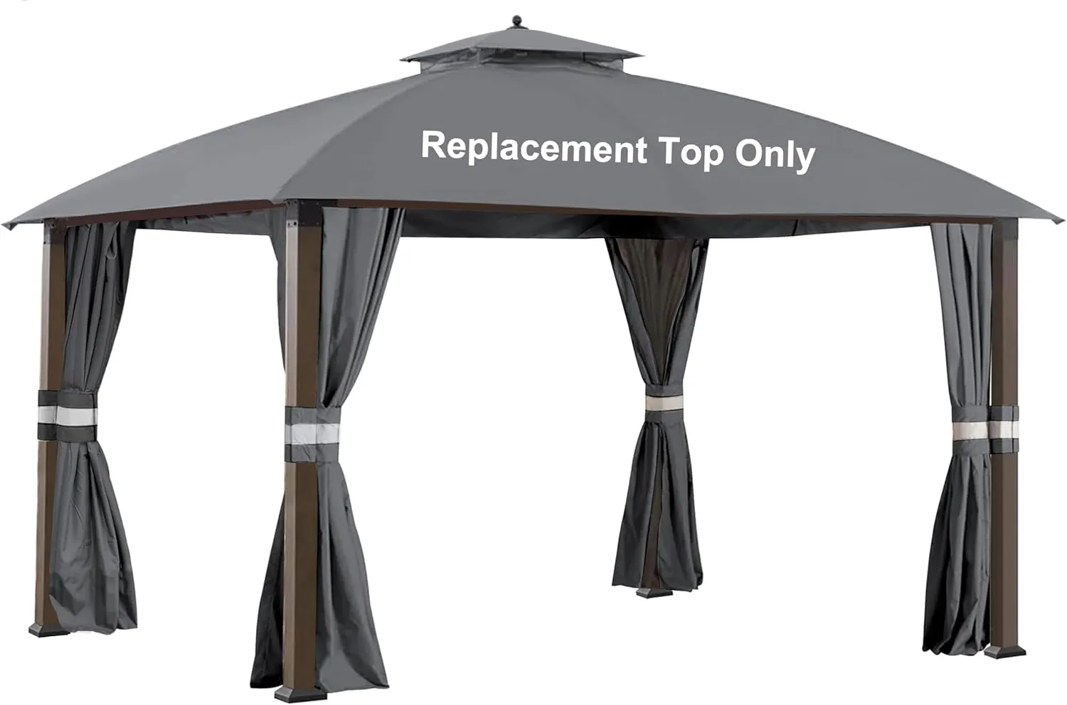 SCOCANOPY Replacement Cover Fit for 10X12 Ft Eagle Brooke Soft Top Gazebo Model A101007600, A101007603, A101007604,(Gray)