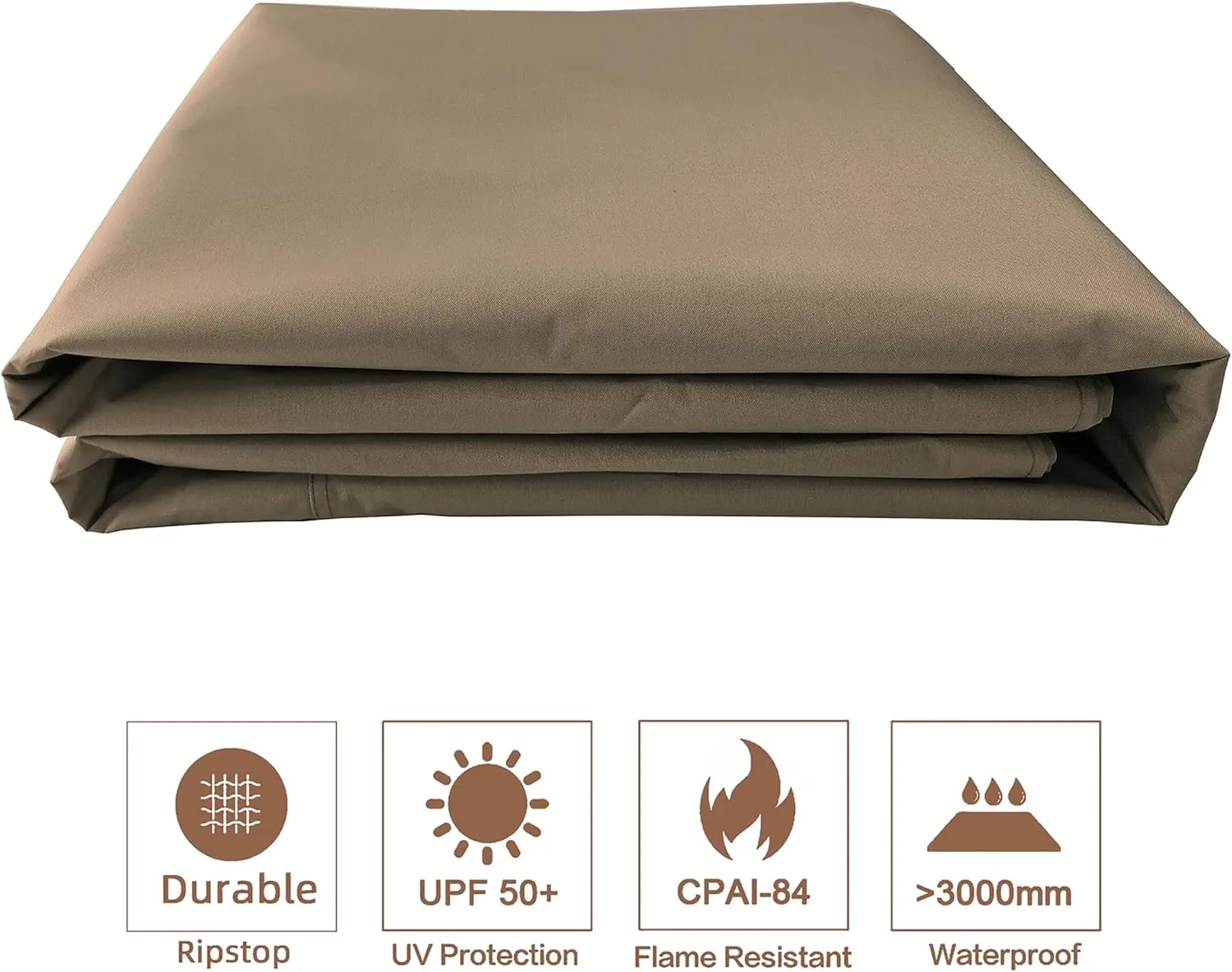 SCOCANOPY Replacement roof for Target Madaga Gazebo Model L-GZ136PST,(Khaki)