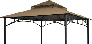 SCOCANOPY Replacement roof for Target Madaga Gazebo Model L-GZ136PST,(Khaki)