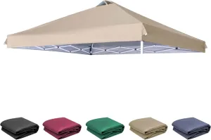 SCOCANOPY Replacement Top with Air Vent for 10x10 Canopy Frame, Canopy Cover ONLY, (Beige)