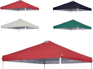 SCOCANOPY Replacement Top with Air Vent for 10x10 Canopy Frame, Canopy Cover ONLY, (Red)