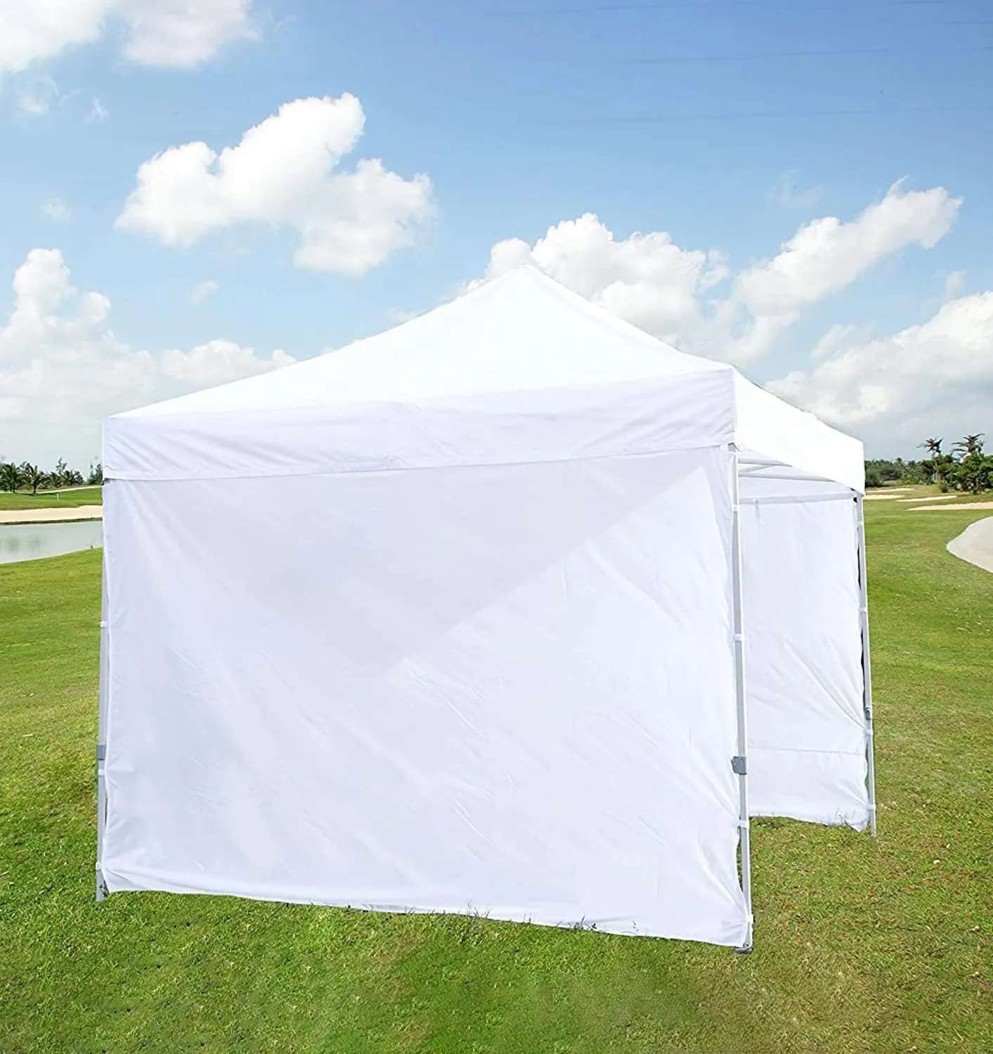 SCOCANOPY SideWall for 12x12ft Canopy Frame, 3 Pack SunWalls Only,(White)