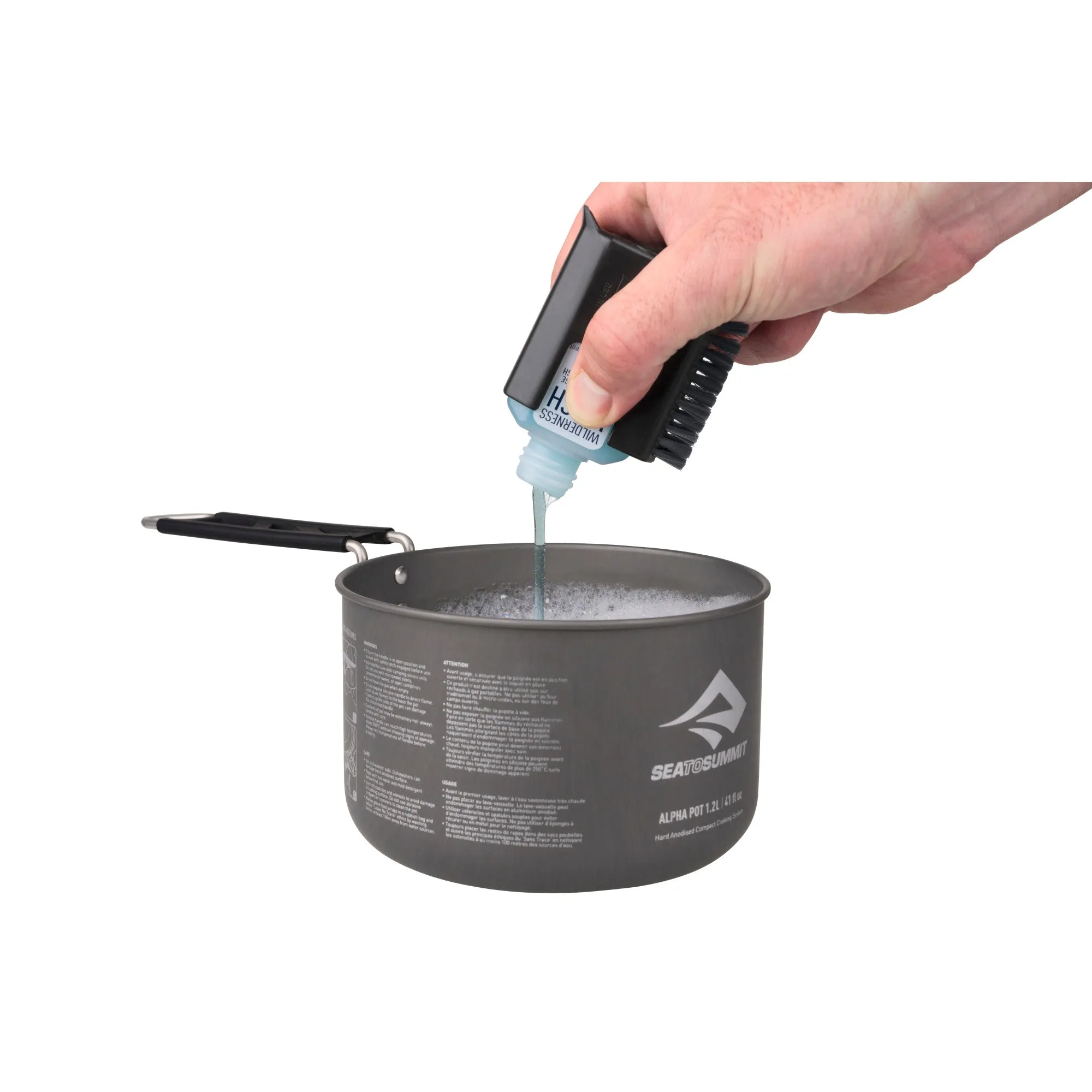 Sea to Summit Camp Kitchen Pot Scrubber with Soap