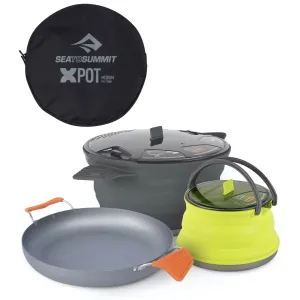 Sea to Summit X-Set 32 - X-Pan, 2.8L X-Pot and X-Kettle - Grey - Storage Sack Included