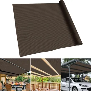 Shade Fabric Roll 6' x 25' UV Block Canopy Cloth Sunshade Cover for Outdoor Backyard Garden Greenhouse Patio Deck Pergola, Brown