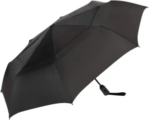 ShedRain Vortex Automatic Compact Folding Windproof Travel Umbrella – Push Button Open & Close - Rain & Windproof Vented Double Canopy – Protect from Rain, Sun & Wind - Wind Tunnel Tested to 75 mph