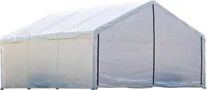 ShelterLogic Canopy Enclosure Kit Only- White Fits 18ftx40ftFrames Model# 26180