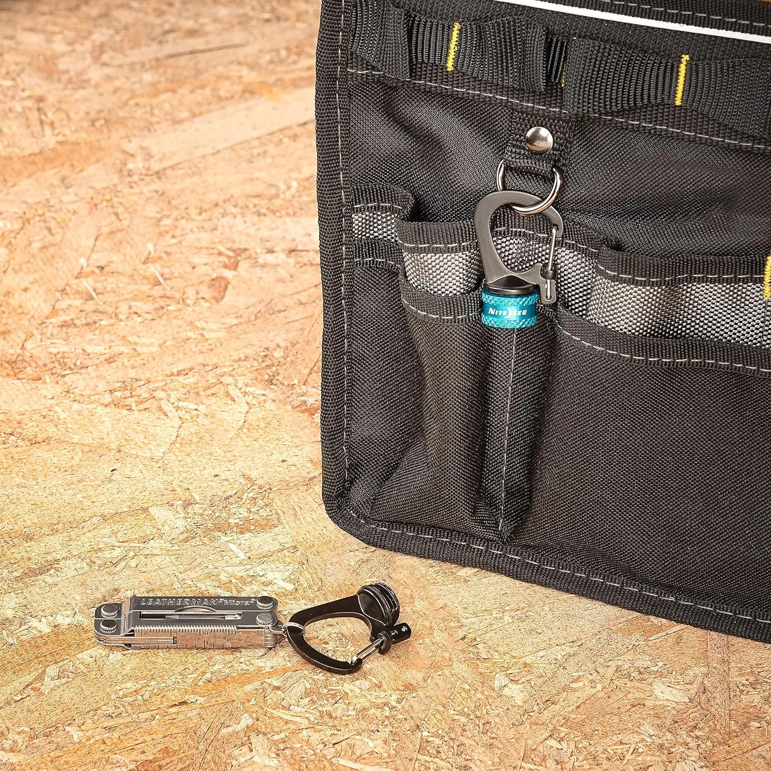 SlideLock 360° Magnetic Locking Dual Carabiner