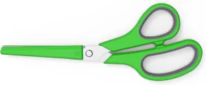 SO300 Safety Scissors, Ambidextrous, Large Finger Holes, Soft Grip Maximizes Comfort, Blunted Tip, Guarded 3.5” Stainless Steel Safety Blades Minimizes Puncture Risk, Safe Enough For A Kid