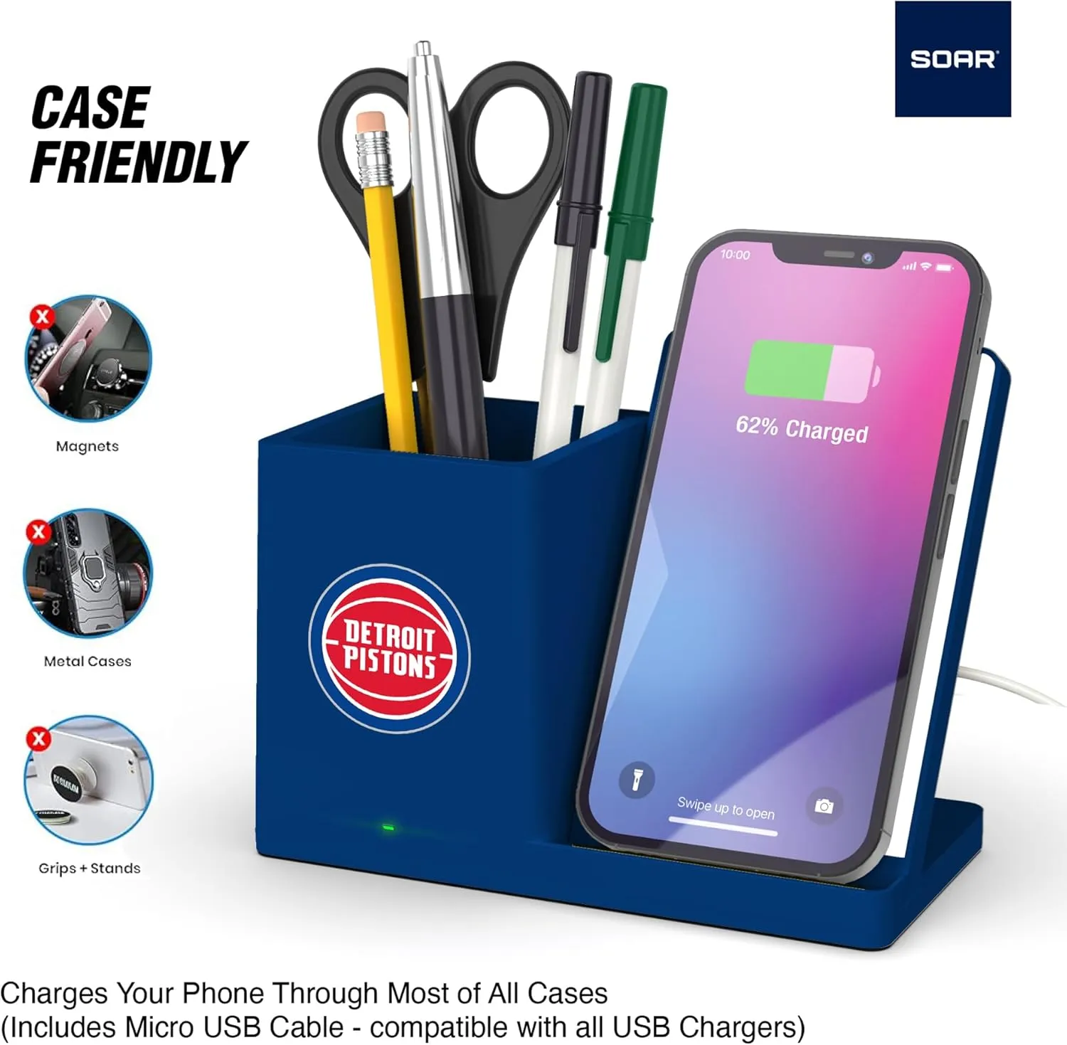‎SOAR Wireless Charger and Desktop Organizer