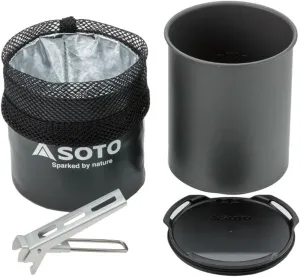 SOTO ThermoLite Cook Set – Lightweight Camping Cooking Set for Sports and Outdoors Camping and Hiking, Camping Cooking Gear for Backpacking and Hiking