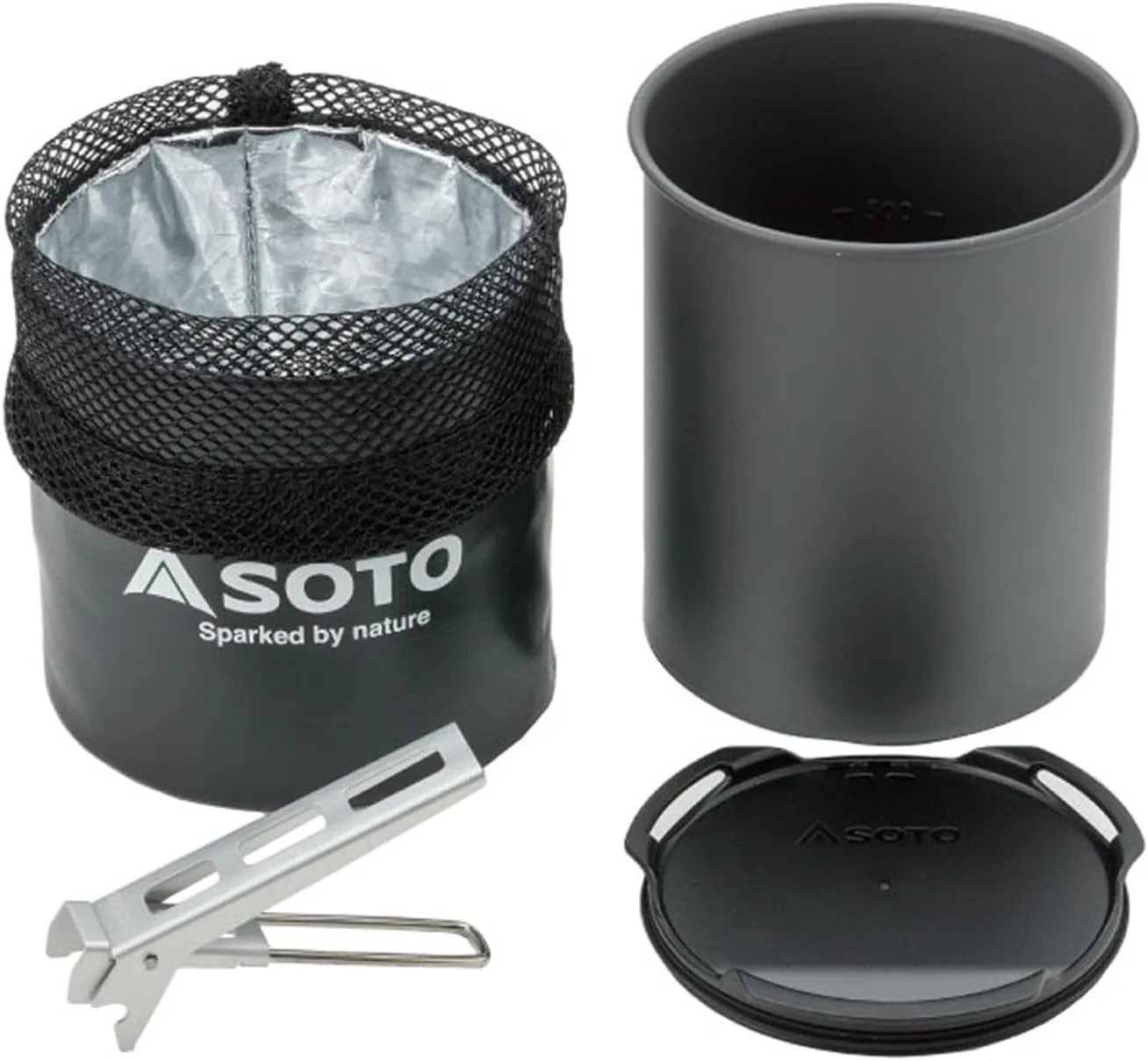 SOTO ThermoLite Cook Set – Lightweight Camping Cooking Set for Sports and Outdoors Camping and Hiking, Camping Cooking Gear for Backpacking and Hiking