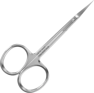 Staleks Pro EXPERT 11 Cuticle Scissors Type 3 – Left-Handed – Narrow Blades – Stainless Steel – Ergonomic Manicure Scissors