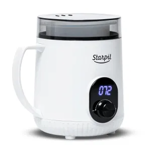 Starpil Wax Warmer - Digital Mini Wax Warmer for Hair Removal 8.4oz / 238g – Best for Hard Wax Beads – Use for Hair Removal – Adjustable Temperature Wax Pot for Facial Hair (White)