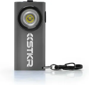 STKR Concepts SlimJimmy Ultra-Bright Keychain Light - 400 Lumen - Gray