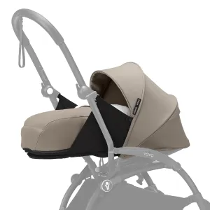 Stokke YOYO 0  Newborn Pack, Taupe - Includes Mattress, Extendable Canopy & Five-Point Harness - Requires YOYO3 Frame (Sold Separately)