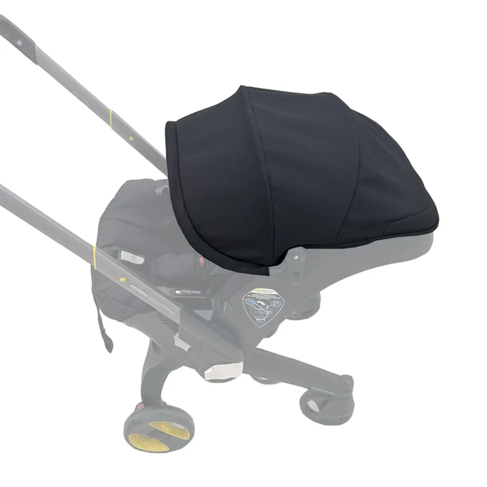 Stroller Accessories Replacement Canopy Compatible with Doona  and Doona i Car Seats & Strollers, Larger Sunshade, Durable Fabric (Black)