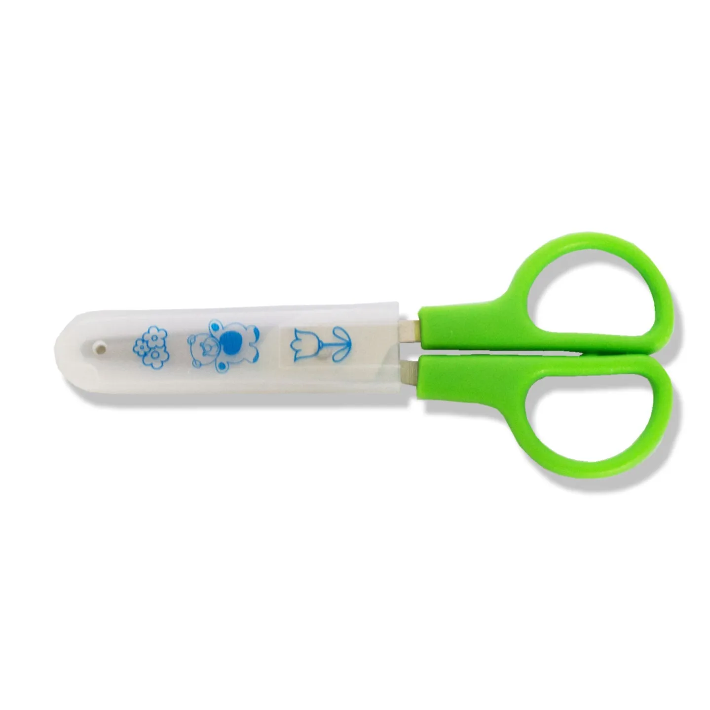 Students Scissors with Protective Cover 13cm Assorted