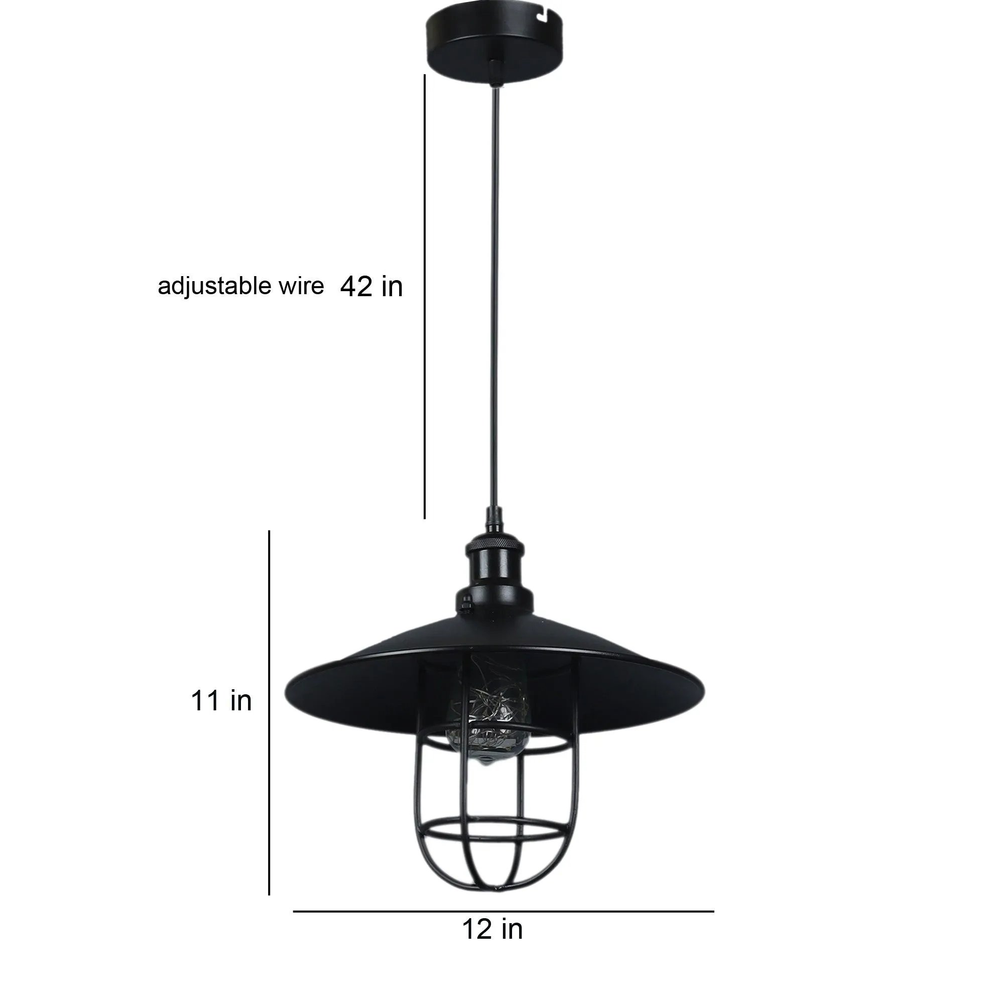 Studio Black Hanging Light by SS Lightings