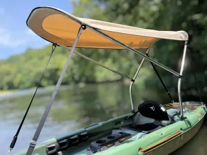 Sun Pro Series Lab Certified 50  UPF Sun Shade Canopy for Sit on Top Kayak - Perfect Bimini Top/Umbrella for Kayaking, Canopy Awning/Shade to Block UV Heat Rays, Rain, Ultimate Kayak Canopy