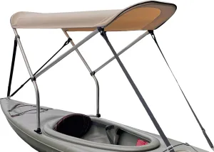 Sun Shade Canopy for Recreational Sit in Kayak - Perfect Bimini Top/Umbrella for Kayaking, Canopy Awning to Block UV and Heat Rays and Rain Protection