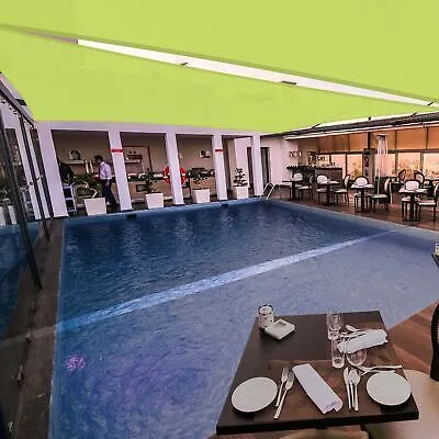Sun Shade Sail 23x22FT 97% UV Block Rectangle Canopy Patio Pool Apple Green