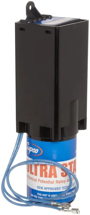Supco MPR1 Ultra Start Series Hard Start, 3 1/2 to 5 hp, 189-277 F and 330V Capcitor Size