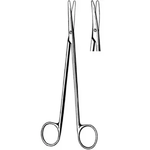 Surgi-OR - Dissecting Scissors Metzenbaum 7 Inch Length Office Grade Stainless Steel NonSterile Finger Ring Handle Curved Blunt Tip / Blunt Tip - 95-340