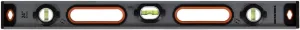 Swanson Tool Co SWIBL24M 24 inch Magnetic Aluminum I-Beam Level with 3 Bubble Vials for 0°/90°/45° Measurements